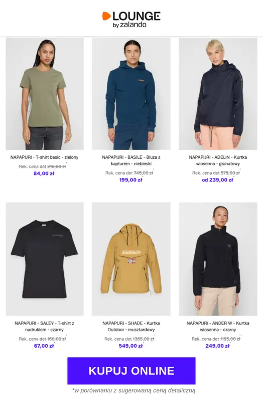 Lounge by Zalando - gazetka promocyjna Do -80% Napapijri od czwartku 12.02 do niedzieli 15.02 - strona 9