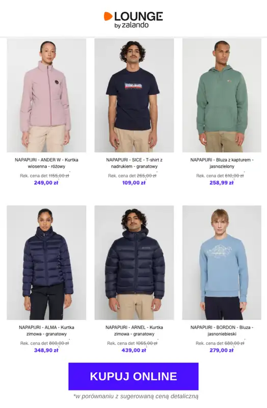 Lounge by Zalando - gazetka promocyjna Do -80% Napapijri od czwartku 12.02 do niedzieli 15.02 - strona 8