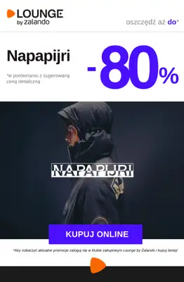 Lounge by Zalando - gazetka promocyjna Do -80% Napapijri od czwartku 12.02 do niedzieli 15.02
