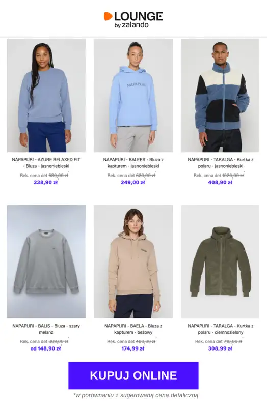 Lounge by Zalando - gazetka promocyjna Do -80% Napapijri od czwartku 12.02 do niedzieli 15.02 - strona 6