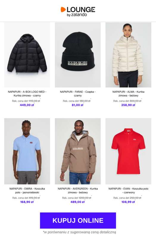 Lounge by Zalando - gazetka promocyjna Do -80% Napapijri od czwartku 12.02 do niedzieli 15.02 - strona 5