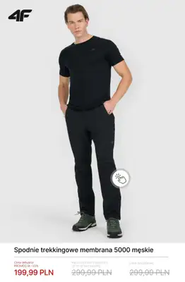 4F - gazetka promocyjna Trekking do -50% – ubierz się na szlak! od czwartku 12.02  - strona 9