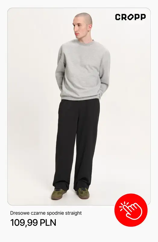 Cropp - gazetka promocyjna Ubrania basic męskie od czwartku 12.02  - strona 9