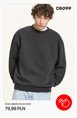 Cropp - gazetka promocyjna Ubrania basic męskie od czwartku 12.02  - strona 8