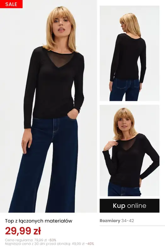 Top Secret - gazetka promocyjna Bluzki już od 29,99 zł   - strona 3