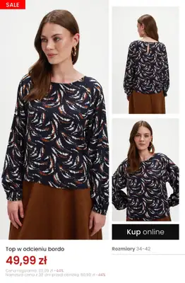 Top Secret - gazetka promocyjna Bluzki już od 29,99 zł od czwartku 12.02 do wtorku 24.02 - strona 12
