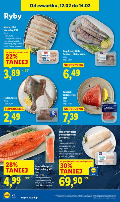 Lidl - gazetka promocyjna Oferta od czwartku od czwartku 12.02 do soboty 14.02 - strona 42