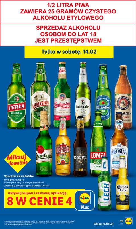 Lidl - gazetka promocyjna Oferta od czwartku od czwartku 12.02 do soboty 14.02 - strona 23