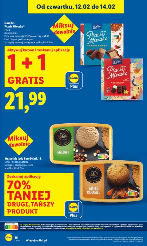 Lidl - gazetka promocyjna Oferta od czwartku od czwartku 12.02 do soboty 14.02 - strona 16