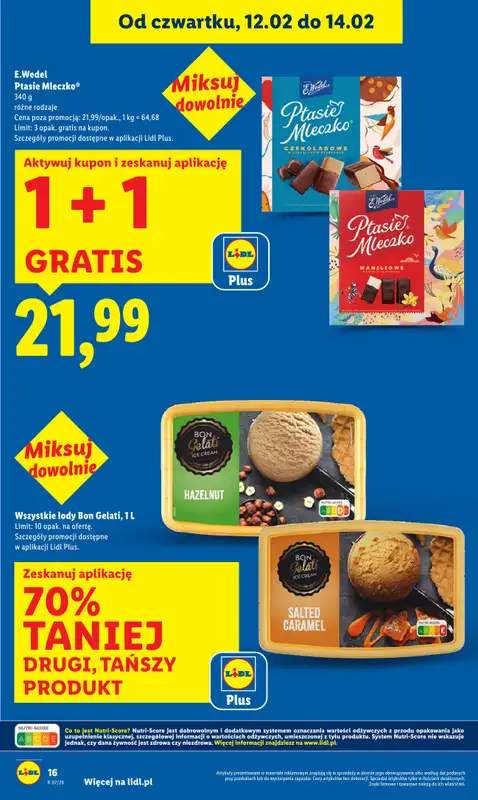 Lidl - gazetka promocyjna Oferta od czwartku od czwartku 12.02 do soboty 14.02 - strona 16