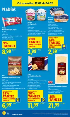 Lidl - gazetka promocyjna Oferta od czwartku od czwartku 12.02 do soboty 14.02 - strona 40