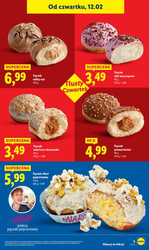 Lidl - gazetka promocyjna Oferta od czwartku od czwartku 12.02 do soboty 14.02 - strona 5