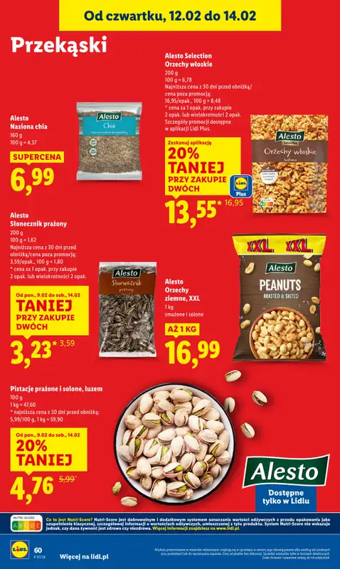 Lidl - gazetka promocyjna Oferta od czwartku od czwartku 12.02 do soboty 14.02 - strona 60