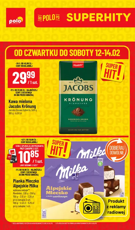 POLOmarket - gazetka promocyjna Super hity na weekend  