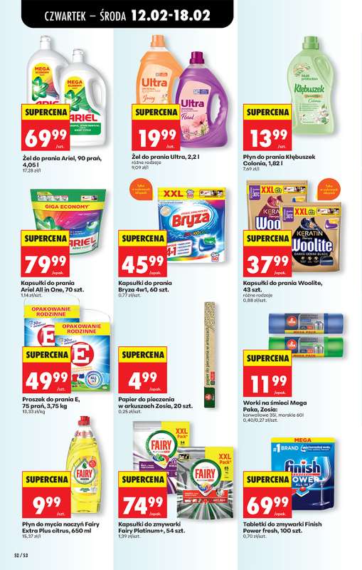 Biedronka - gazetka promocyjna Od czwartku, Z ladą tradycyjną od czwartku 12.02 do środy 18.02 - strona 72