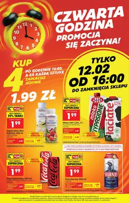 Biedronka - gazetka promocyjna Rabatogodziny, tylko 12.02 od czwartku 12.02 do czwartku 12.02