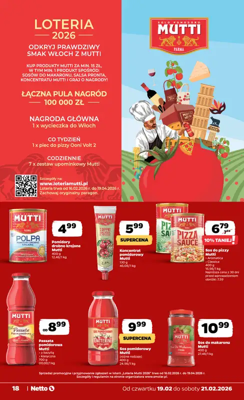 Netto - gazetka promocyjna Gazetka Spożywcza od czwartku 19.02 do soboty 21.02 - strona 18