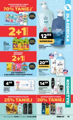 Netto - gazetka promocyjna Gazetka Spożywcza od czwartku 19.02 do soboty 21.02 - strona 15