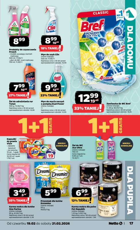 Netto - gazetka promocyjna Gazetka Spożywcza od czwartku 19.02 do soboty 21.02 - strona 17