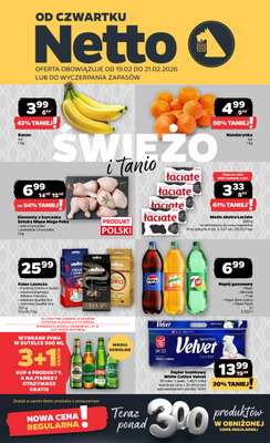 Netto - gazetka promocyjna Gazetka Spożywcza od czwartku 19.02 do soboty 21.02