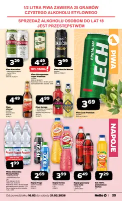 Netto - gazetka promocyjna Gazetka Spożywcza od poniedziałku 16.02 do soboty 21.02 - strona 25