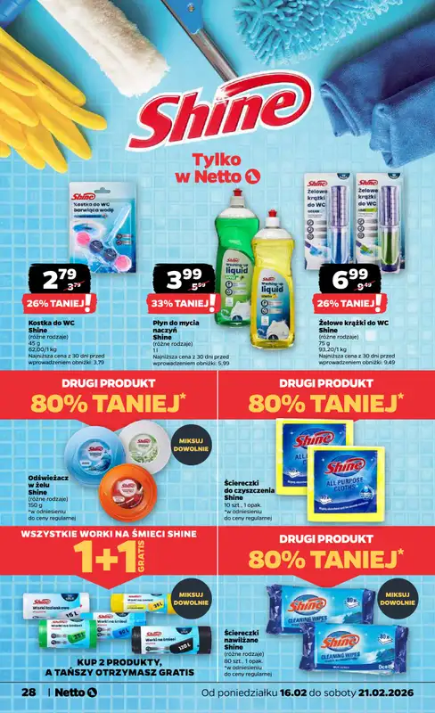 Netto - gazetka promocyjna Gazetka Spożywcza od poniedziałku 16.02 do soboty 21.02 - strona 28
