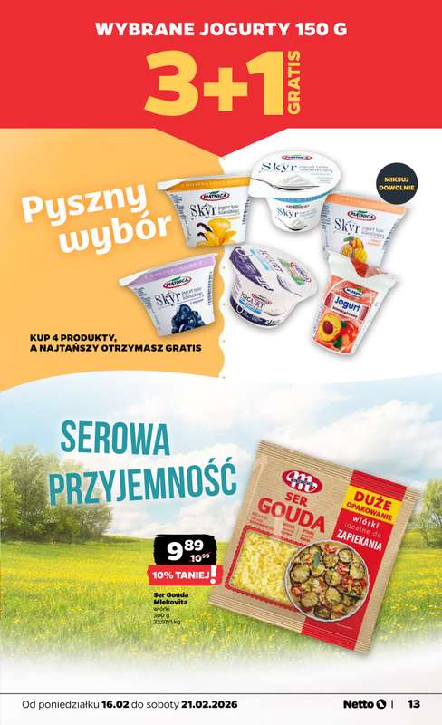 Netto - gazetka promocyjna Gazetka Spożywcza od poniedziałku 16.02 do soboty 21.02 - strona 13