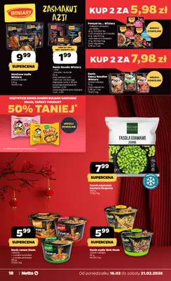 Netto - gazetka promocyjna Gazetka Spożywcza od poniedziałku 16.02 do soboty 21.02 - strona 18