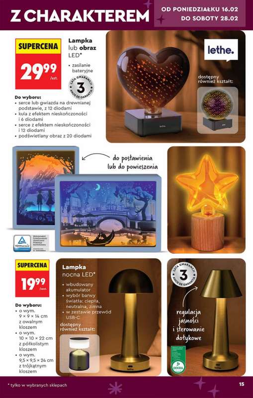 Biedronka - gazetka promocyjna Hity i inspiracje, od 14.02 od soboty 14.02 do środy 04.03 - strona 15