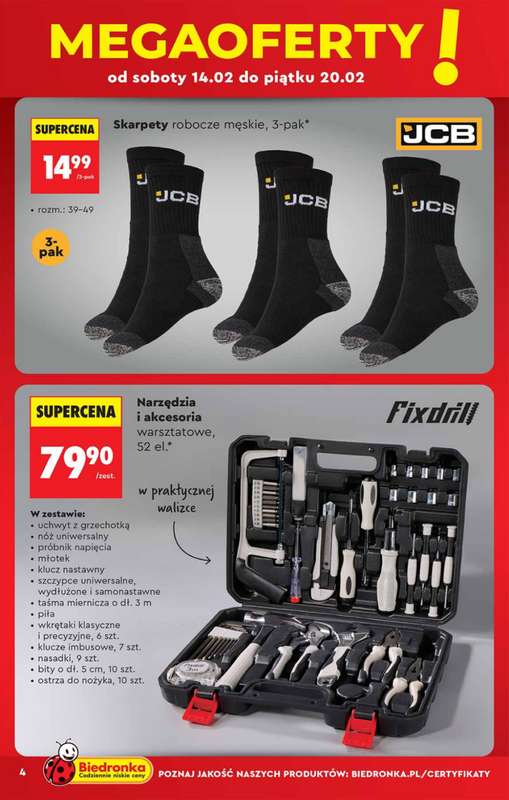 Biedronka - gazetka promocyjna Hity i inspiracje, od 14.02 od soboty 14.02 do środy 04.03 - strona 4