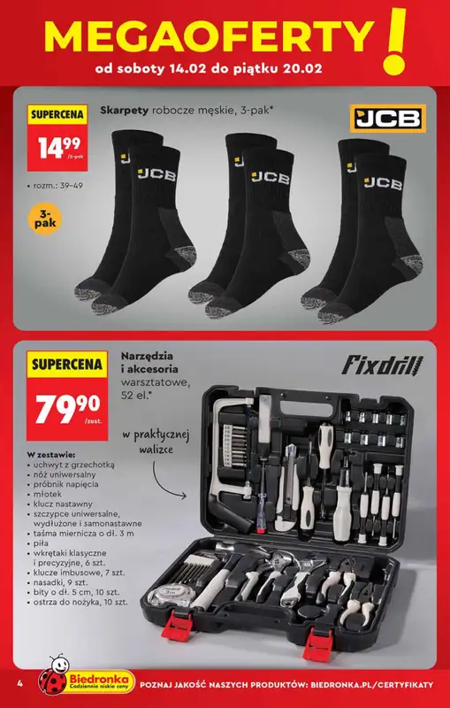 Biedronka - gazetka promocyjna Hity i inspiracje, od 14.02 od soboty 14.02 do środy 04.03 - strona 4