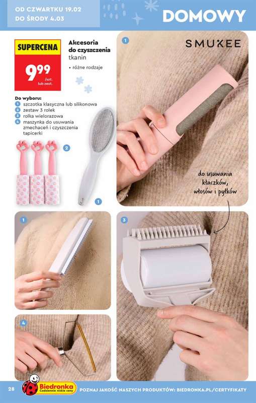 Biedronka - gazetka promocyjna Hity i inspiracje, od 14.02 od soboty 14.02 do środy 04.03 - strona 28