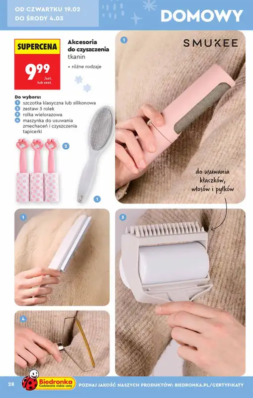 Biedronka - gazetka promocyjna Hity i inspiracje, od 14.02 od soboty 14.02 do środy 04.03 - strona 28