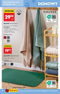 Biedronka - gazetka promocyjna Hity i inspiracje, od 14.02 od soboty 14.02 do środy 04.03 - strona 20