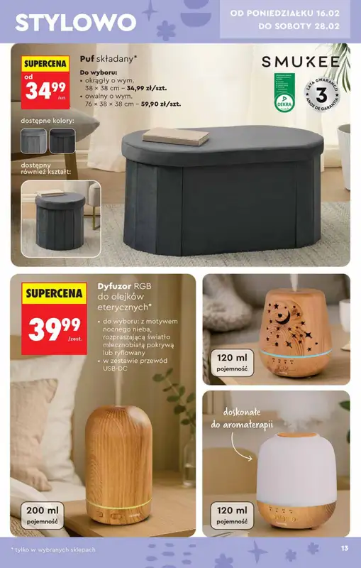 Biedronka - gazetka promocyjna Hity i inspiracje, od 14.02 od soboty 14.02 do środy 04.03 - strona 13