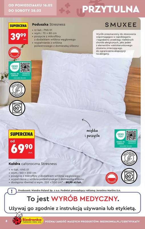 Biedronka - gazetka promocyjna Hity i inspiracje, od 14.02 od soboty 14.02 do środy 04.03 - strona 8