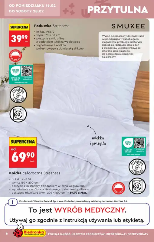Biedronka - gazetka promocyjna Hity i inspiracje, od 14.02 od soboty 14.02 do środy 04.03 - strona 8