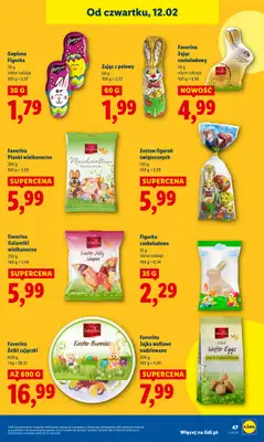 Lidl - gazetka promocyjna Oferta od czwartku od czwartku 12.02 do soboty 14.02 - strona 47