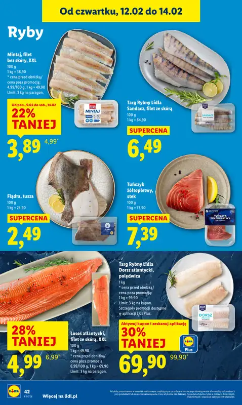 Lidl - gazetka promocyjna Oferta od czwartku od czwartku 12.02 do soboty 14.02 - strona 42