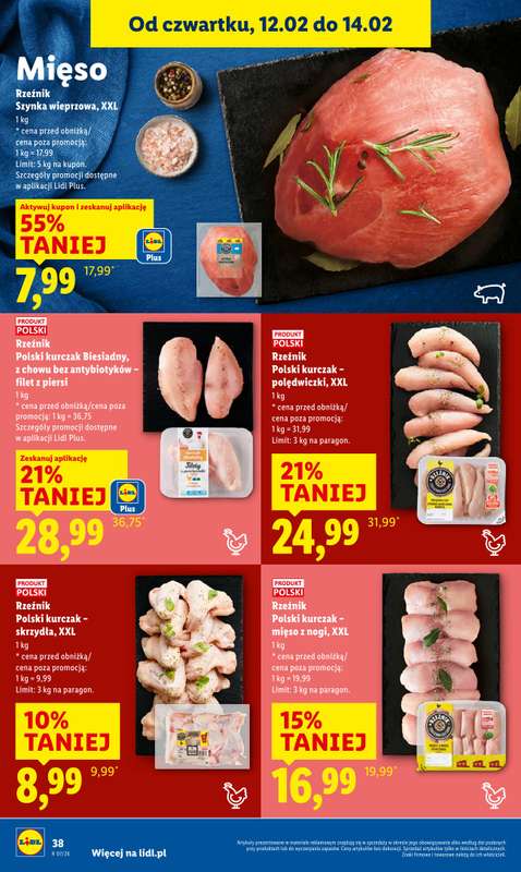 Lidl - gazetka promocyjna Oferta od czwartku od czwartku 12.02 do soboty 14.02 - strona 38