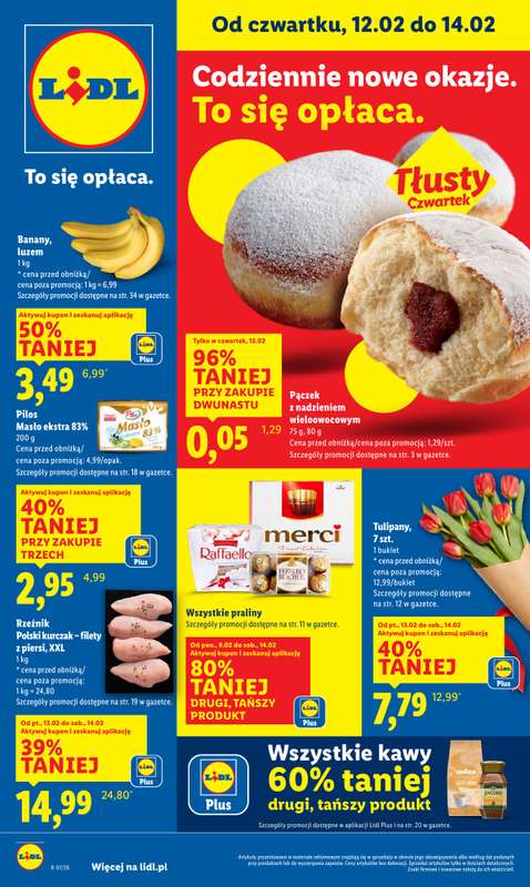 Lidl - gazetka promocyjna Oferta od czwartku od czwartku 12.02 do soboty 14.02