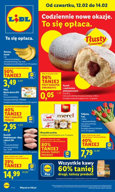 Lidl - gazetka promocyjna Oferta od czwartku od czwartku 12.02 do soboty 14.02
