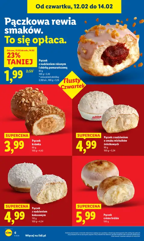 Lidl - gazetka promocyjna Oferta od czwartku od czwartku 12.02 do soboty 14.02 - strona 6