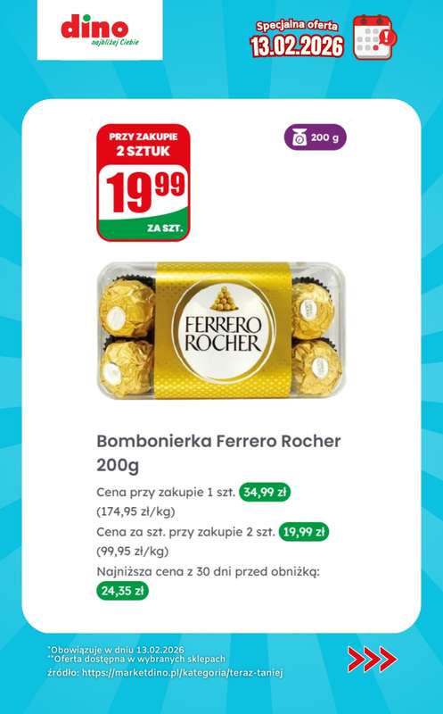 Dino - gazetka promocyjna Specjalna oferta na 13.02.2026 - promocje spoza gazetki od piątku 13.02 do piątku 13.02 - strona 6