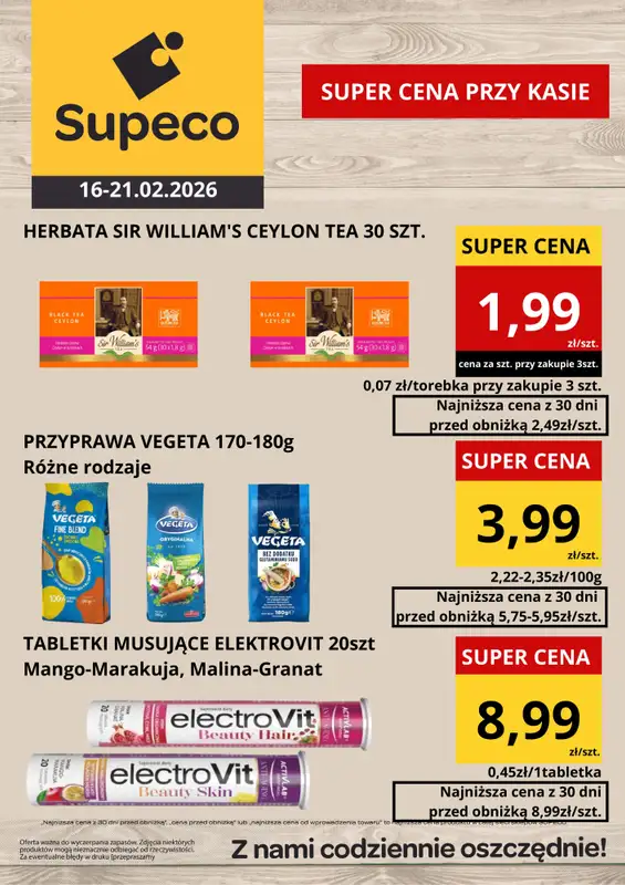 Supeco - gazetka promocyjna Oferta tygodnia od poniedziałku 16.02 do soboty 21.02 - strona 3