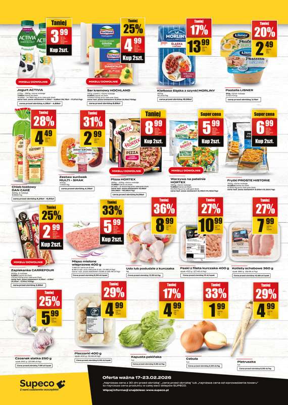 Supeco - gazetka promocyjna Targ świeżości od wtorku 17.02 do poniedziałku 23.02 - strona 2