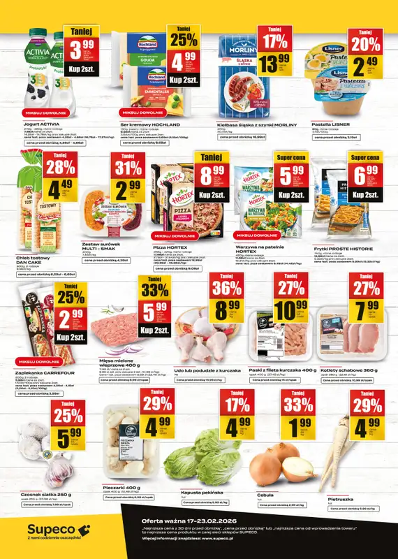 Supeco - gazetka promocyjna Targ świeżości od wtorku 17.02 do poniedziałku 23.02 - strona 2