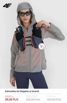 4F - gazetka promocyjna Okazje dla biegaczy do -50% od piątku 13.02  - strona 15