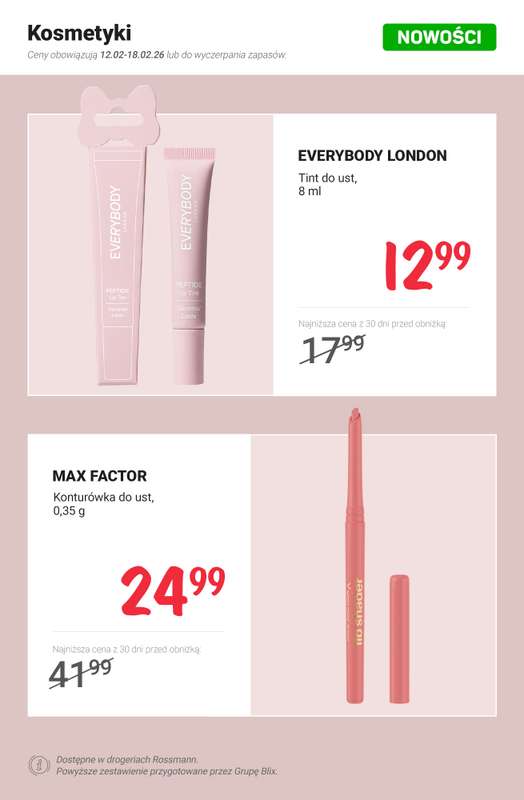 Rossmann - gazetka promocyjna NOWOŚCI na promocji od soboty 14.02 do środy 18.02 - strona 2