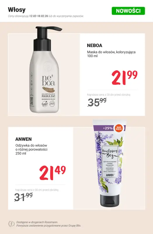 Rossmann - gazetka promocyjna NOWOŚCI na promocji od soboty 14.02 do środy 18.02 - strona 7